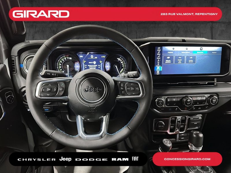 Jeep Wrangler 4xe High Altitude 2024 **TOIT SKY**DIFF 3,73**SYSTEME SON ALPINE**ECRAN 12,3 PO**