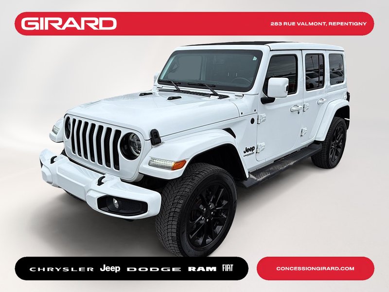 Jeep Wrangler Unlimited High Altitude 2021 TOIT SKY ONE-TOUCH*CUIR*MAGS 20''*1 PROPRIETAIRE