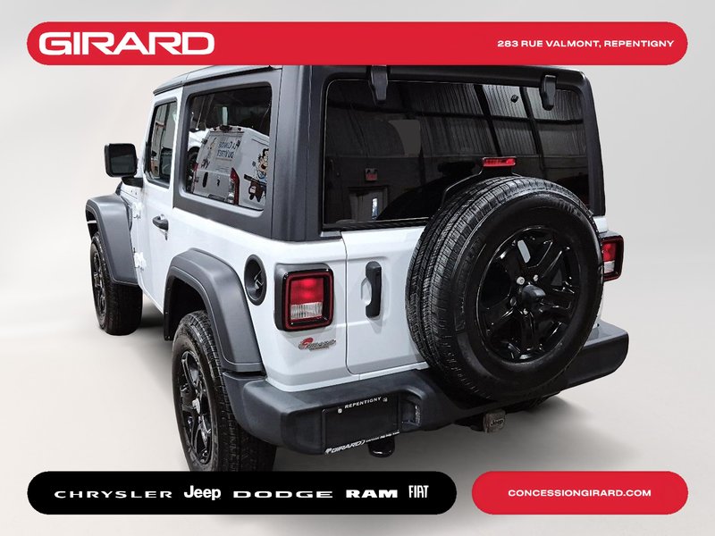 2021 Jeep Wrangler Sport S **BAS KM**WOW**2 PORTES**TOIT RIGIDE**4X4