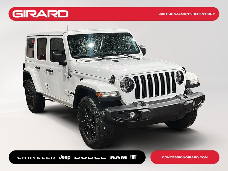 Jeep Wrangler Sahara Altitude 2023 BAS KM, CUIR NOIR, SYSTÈME DE SON ALPINE