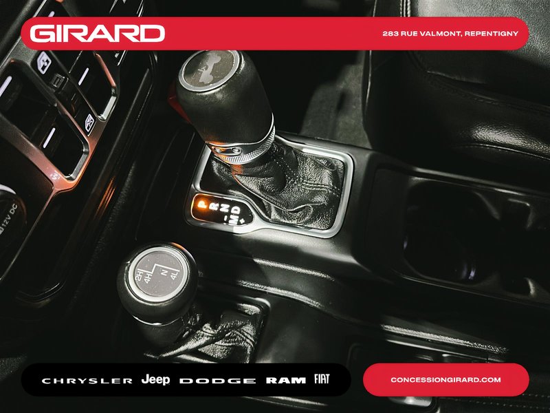 Jeep Wrangler Sahara Altitude 2023 BAS KM, CUIR NOIR, SYSTÈME DE SON ALPINE