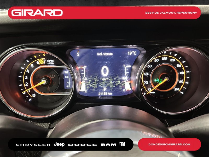 Jeep Wrangler Sahara Altitude 2023 BAS KM, CUIR NOIR, SYSTÈME DE SON ALPINE