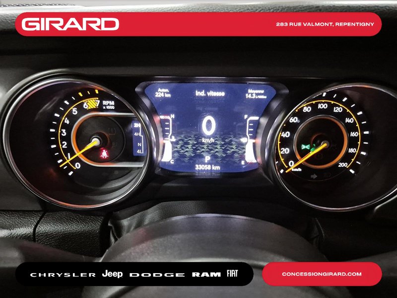 Jeep Wrangler Willys 2023 GARANTIE PROLONGEE**WILLYS**BAS KILO**NAV**WOW!!!