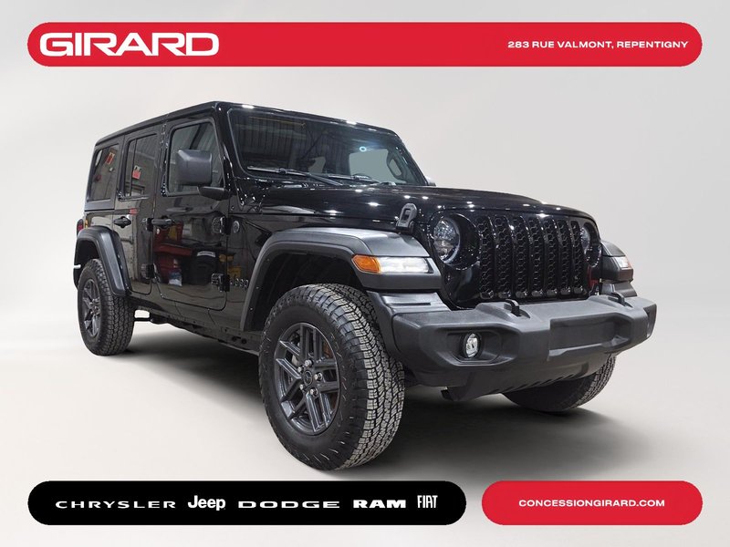 Jeep Wrangler Sport S 2024 UNLIMITED*ENS. REMORQUAGE, 2.0L TURBO