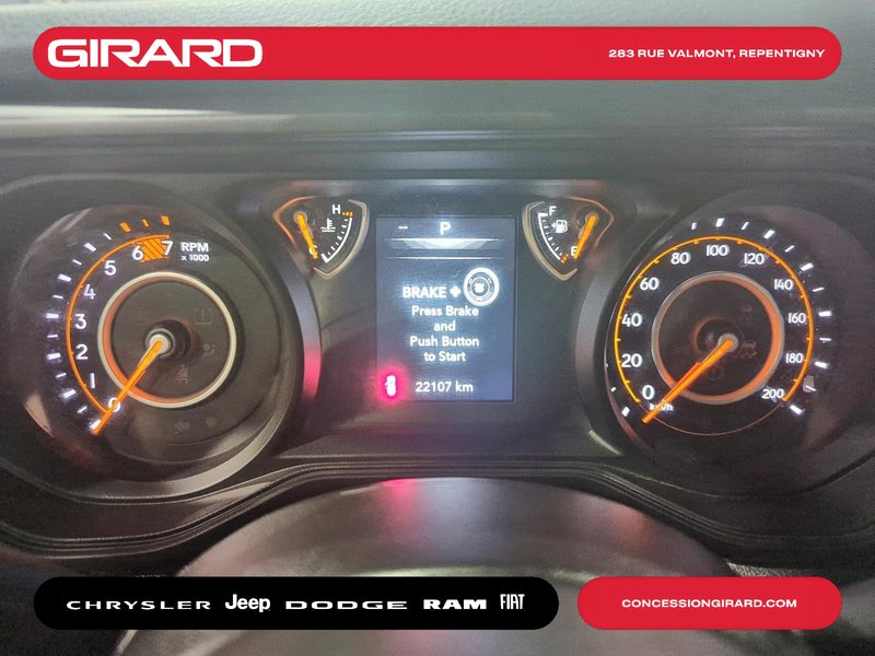 Jeep Wrangler Sport 2024 2 PORTES**MAGS SPORT S**MARCHE-PIED**PNEUS KELLY SAFARI**