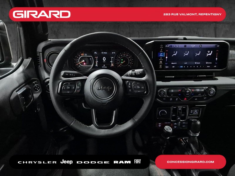 Jeep Wrangler Rubicon 2026 **JAMAIS ACCIDENTÉ**DIFF. 4.10**MAGS 17 POUCE**ATTACHE REMORQUE**