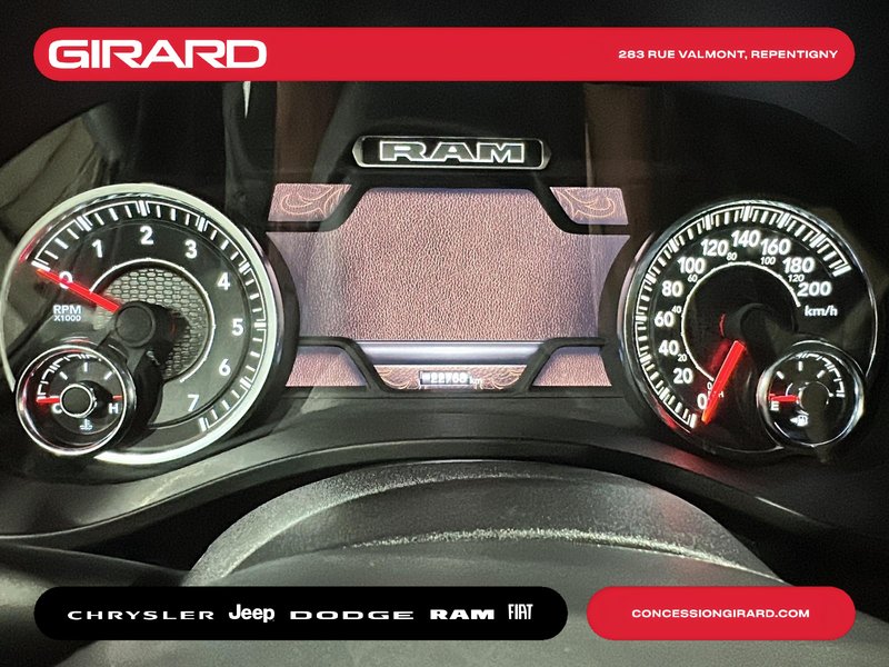 Ram 1500 Big Horn 2025 **NIVEAU 2**NIGHT EDITION**BAS MILLAGE** 1 PROP**