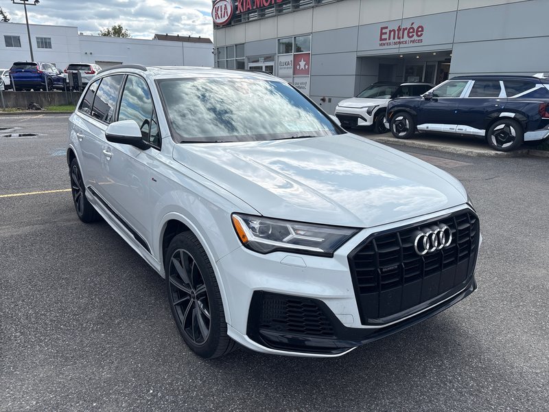 Audi Q7 KOMFORT 55 S-LINE BLANC 2022 PAS DE RECLAMATION AU CARFX