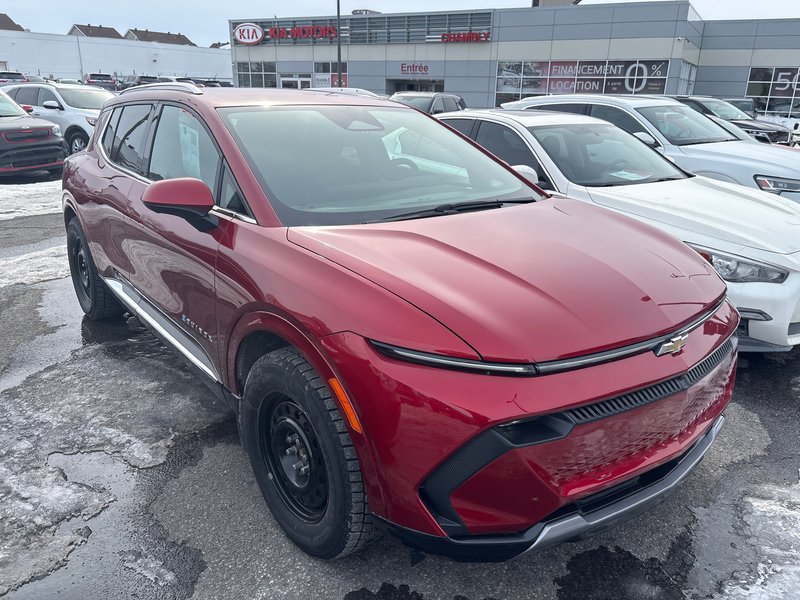 2025 Chevrolet Equinox EV LT AUTOM ROUGE TRES BAS KILO 27989KM 1 OWNER NO CARFAX CLAIM