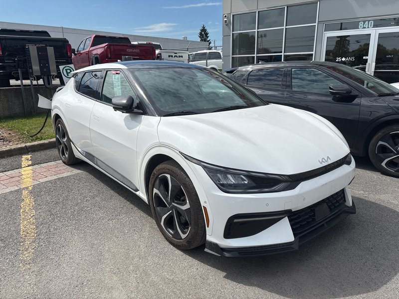 Kia EV6 GT-LINE 2 AWD BLANC TOIT 2024 PAS DE RECLAMATION AU CARFAX