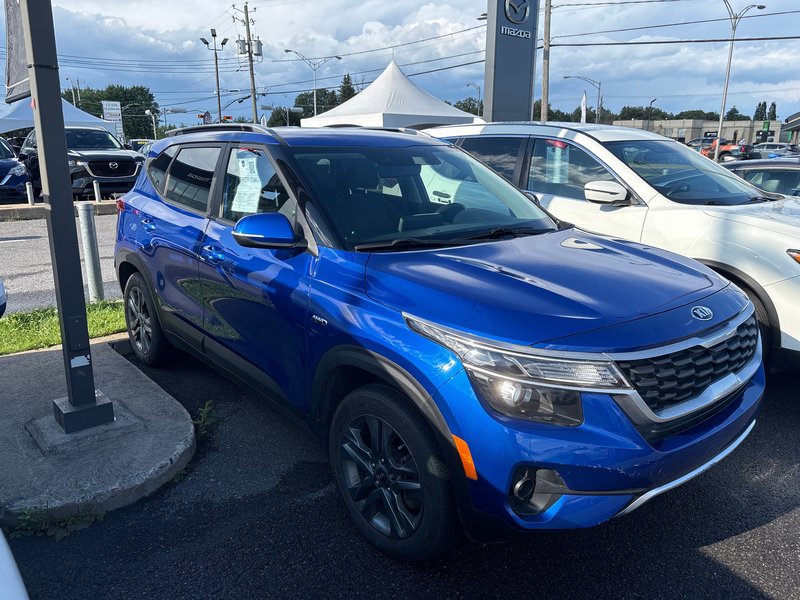 Kia Seltos LX AWD AUTOM BLEUE BAS KILO 2021 1 PROPRIO PAS DE RECLAMATION AU CARFAX