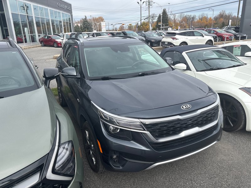 2021 Kia Seltos EX AWD CUIR TOIT BAS KILO 1 OWNER NO CARFAX CLAIM