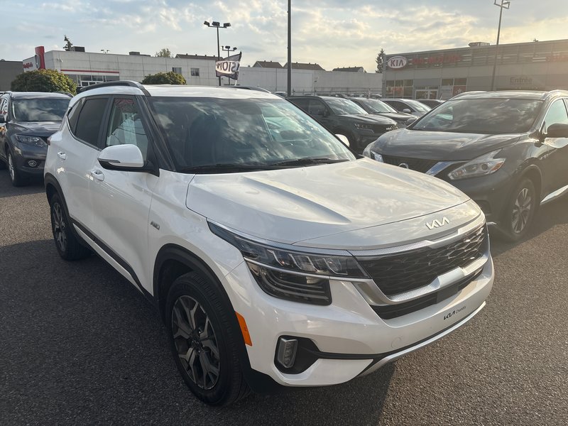 2023 Kia Seltos EX PREMIUM AWD CUIR TOIT NAV 26688KM NO CARFAX CLAIM