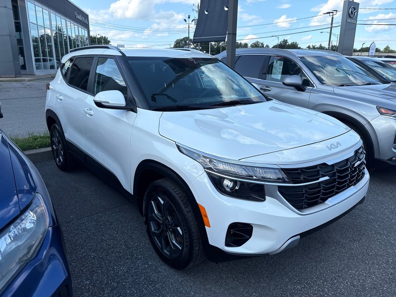 2024 Kia Seltos LX AWD BLANC AUTOM BAS KILO NO CARFAX CLAIM