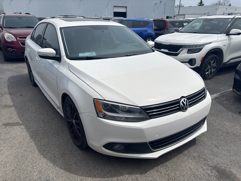 2012 Volkswagen Jetta Sedan HIGHLINE AUTOM CUIR TOIT BLANC NO CARFAX CLAIM