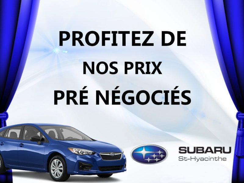 Subaru Impreza Sport manuel, toit ouvrant, apple carplay et android auto, siège électrique, caméra de recul 2020 Complice de vos passions