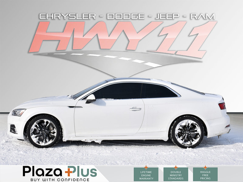 2018 Audi A5 Coupe Progressiv PANOROOF/BACK UP CAMERA/HEATED SEATS/AWD