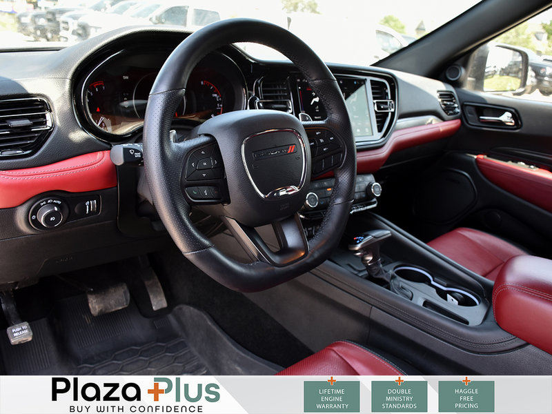 2021 Dodge Durango R/T ONE OWNER LOW KM! | RED LEATHER INTERIOR | 5.7 HEMI V8 | CAPTAINS CHAIRS