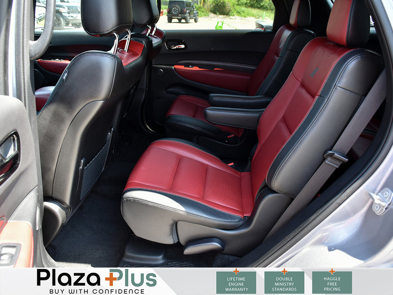 2021 Dodge Durango R/T ONE OWNER LOW KM! | RED LEATHER INTERIOR | 5.7 HEMI V8 | CAPTAINS CHAIRS