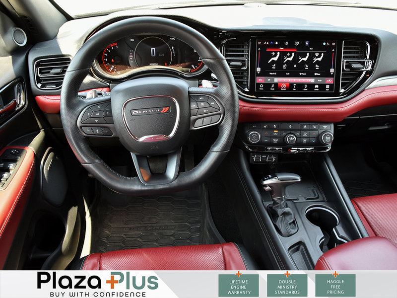 2021 Dodge Durango R/T ONE OWNER LOW KM! | RED LEATHER INTERIOR | 5.7 HEMI V8 | CAPTAINS CHAIRS