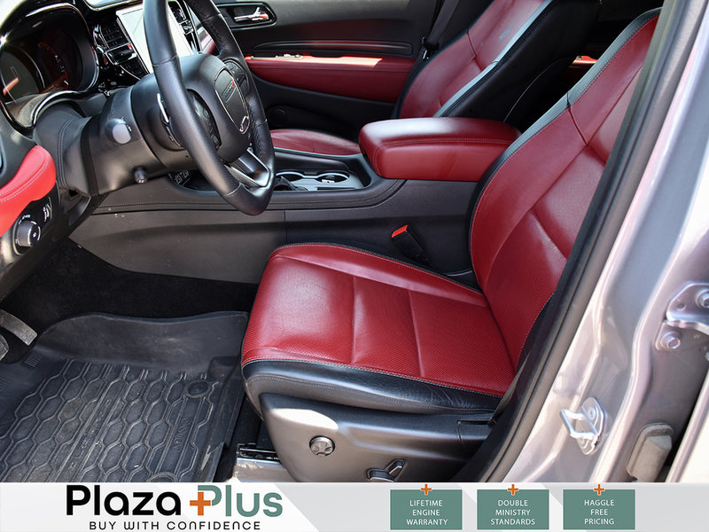 2021 Dodge Durango R/T ONE OWNER LOW KM! | RED LEATHER INTERIOR | 5.7 HEMI V8 | CAPTAINS CHAIRS