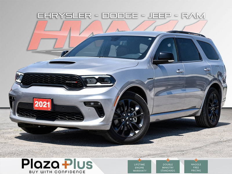 2021 Dodge Durango R/T ONE OWNER LOW KM! | RED LEATHER INTERIOR | 5.7 HEMI V8 | CAPTAINS CHAIRS