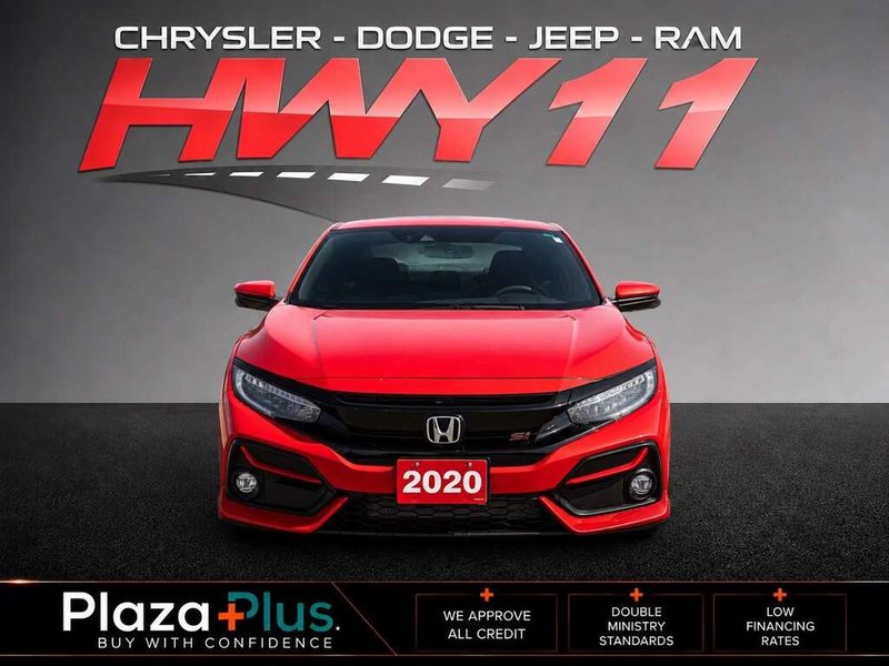 2020 Honda Civic Si Coupe BASE 6 SPEED MANUAL TRANS   2.0L 4CYLINDER ENGINE