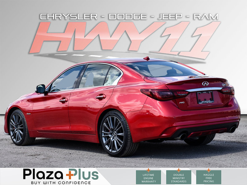 2019 Infiniti Q50 RED SPORT 400 HEATED LEATHER SEATS | SUNROOF | BOSE AUDIO | ALLOY RIMS