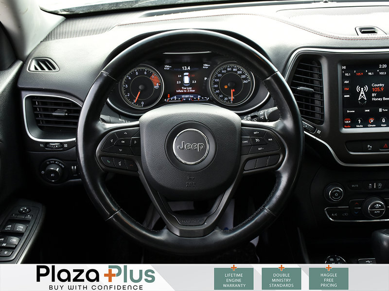 2019 Jeep Cherokee Trailhawk POWER LIFT GATE/V6/HEATED WHEEL/HEATED SEATS/APPLE CAR PLAY