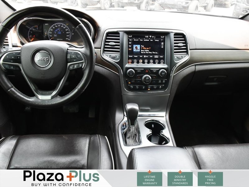 2018 Jeep Grand Cherokee Overland DIESEL | GREAT CONDITION! | CLEAN CARFAX NO ACCIDENT | BROWN LEATHER |