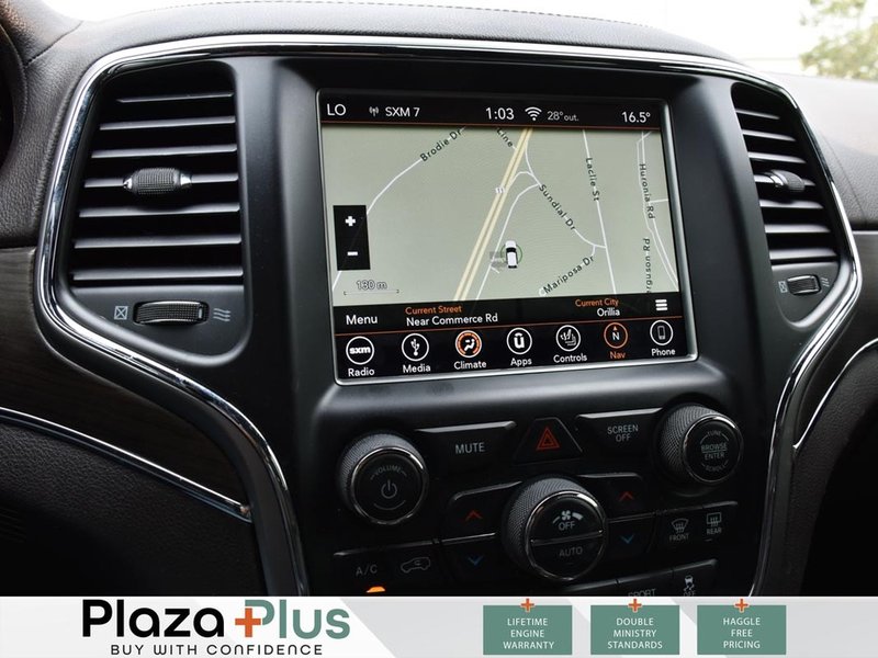 2018 Jeep Grand Cherokee Overland DIESEL | GREAT CONDITION! | CLEAN CARFAX NO ACCIDENT | BROWN LEATHER |