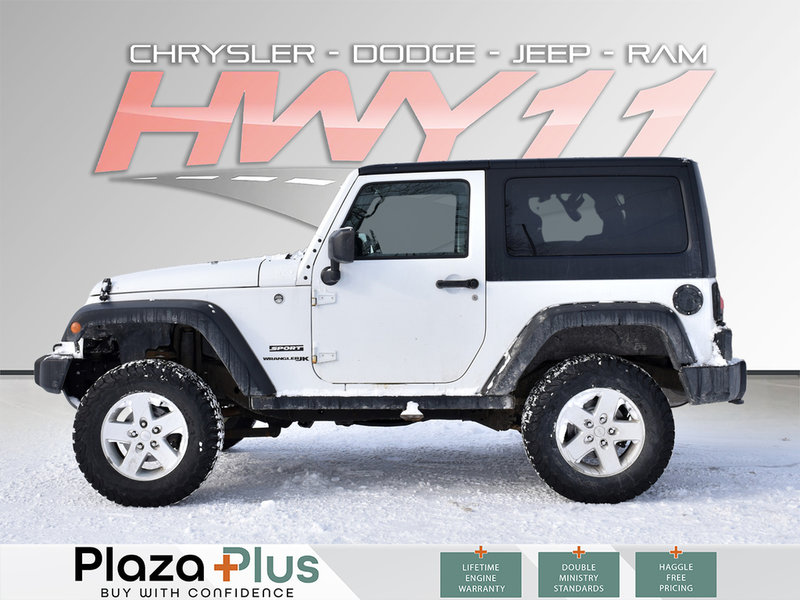 2018 Jeep Wrangler JK Sport HEATED SEATS/POWER WINDOWS/HARD AND SOFT TOPS/LED LIGHTS