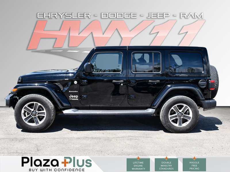 2018 Jeep Wrangler Unlimited Sahara LEATHER SEATS | LOW KM | ALLOY RIMS