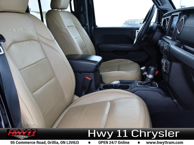 2018 Jeep Wrangler Unlimited Sahara LEATHER SEATS | LOW KM | ALLOY RIMS