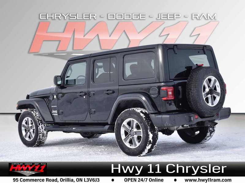 2018 Jeep Wrangler Unlimited Sahara LEATHER SEATS | LOW KM | ALLOY RIMS