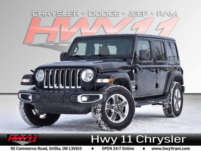 2018 Jeep Wrangler Unlimited Sahara LEATHER SEATS | LOW KM | ALLOY RIMS