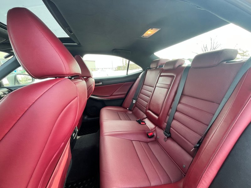2018 Lexus IS 300 F SPORT F-SPORT/SILVER/RED LEATHER/SUNROOF/HEATED SEATS