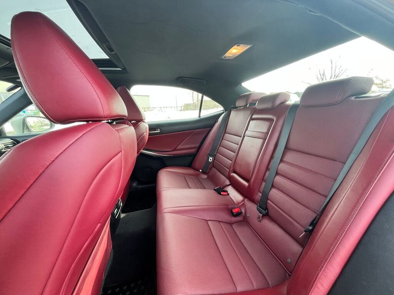 2018 Lexus IS 300 F-SPORT/SILVER/RED LEATHER/SUNROOF/HEATED SEATS