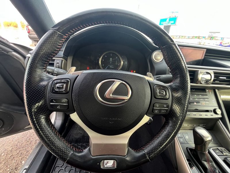 2018 Lexus IS 300 F-SPORT/SILVER/RED LEATHER/SUNROOF/HEATED SEATS