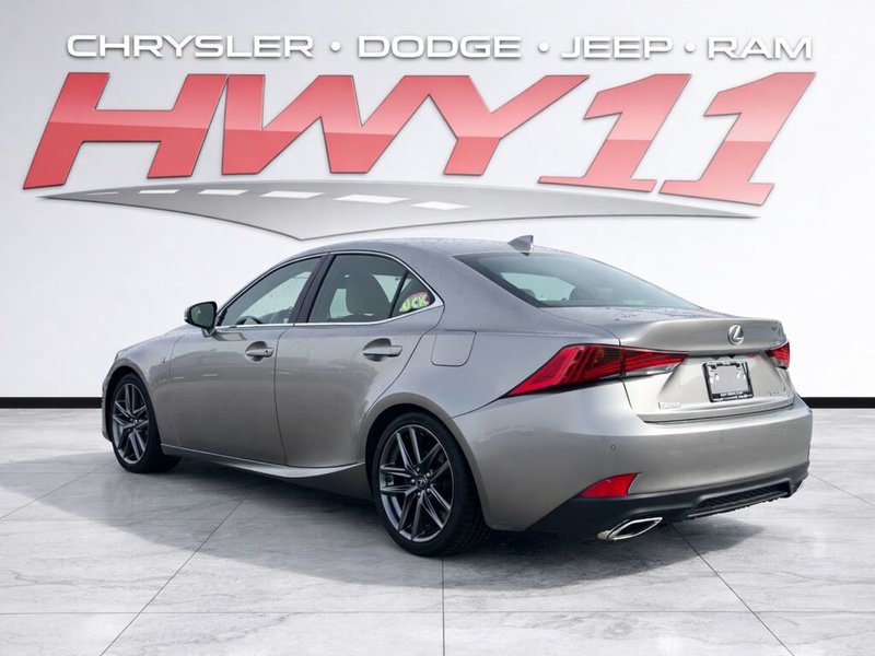 2018 Lexus IS 300 F-SPORT/SILVER/RED LEATHER/SUNROOF/HEATED SEATS
