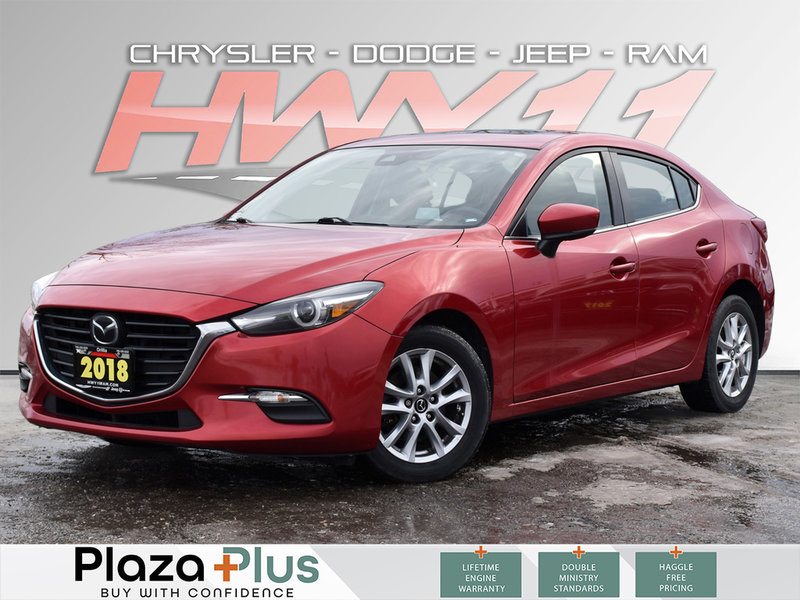 2018 Mazda 3 GS AUTOMATIC/FREE WINTER TIRES/POWER WINDOWS AND LOCKS/SUNROOF