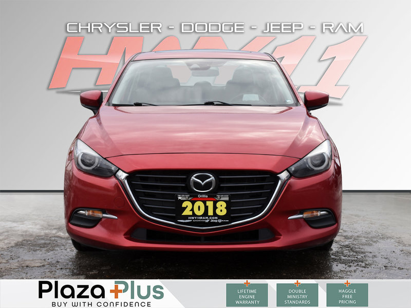 2018 Mazda 3 GS AUTOMATIC/FREE WINTER TIRES/POWER WINDOWS AND LOCKS/SUNROOF
