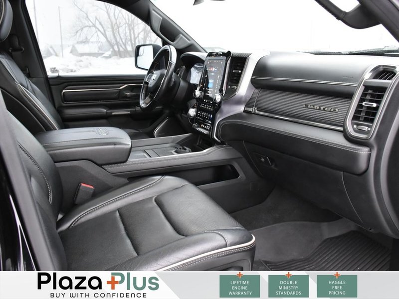 2020 Ram 1500 Limited LIMITED/ADAPTIVE CRUISE/HEATED AND COOLED SEATS/AERIAL VIEW DISPLAY/PANO ROOF/HEMI