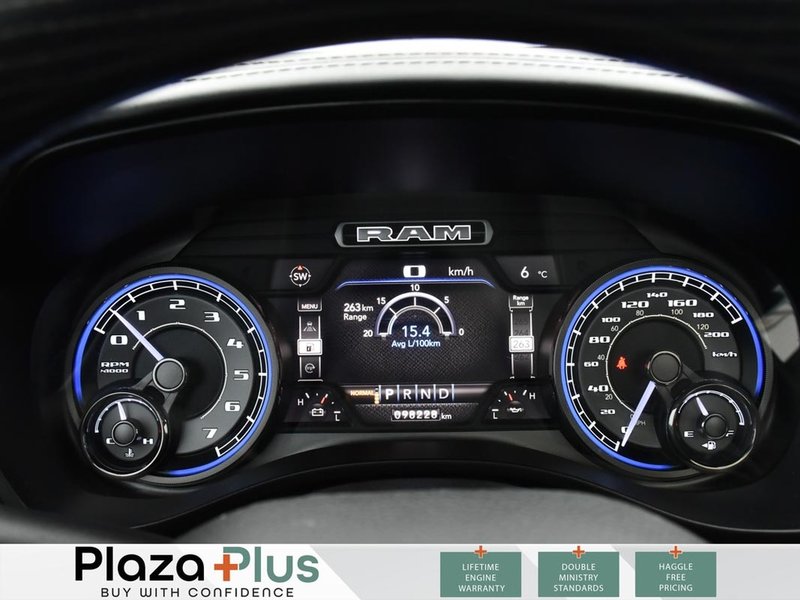 2020 Ram 1500 Limited LIMITED/ADAPTIVE CRUISE/HEATED AND COOLED SEATS/AERIAL VIEW DISPLAY/PANO ROOF/HEMI