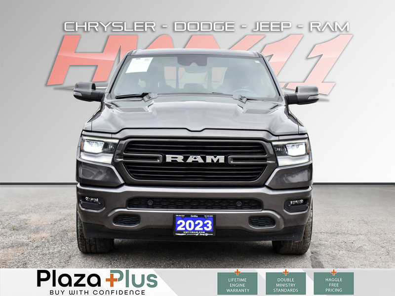 2023 Ram 1500 Laramie AIR SUSPENSION | HEATED + VENTILATED SEATS | ONE OWNER CLEAN CARFAX | REMOTE START
