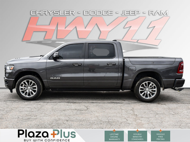 2023 Ram 1500 Laramie AIR SUSPENSION | HEATED + VENTILATED SEATS | ONE OWNER CLEAN CARFAX | REMOTE START