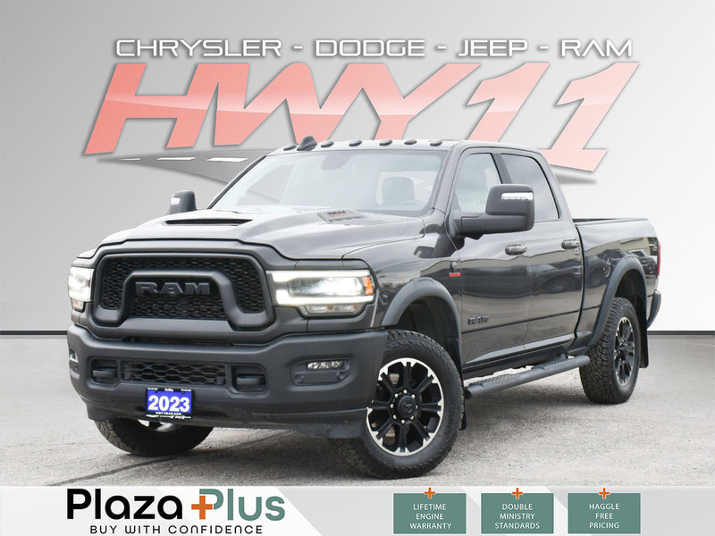 2023 Ram 2500 Rebel CUMMINS DIESEL/COOLED SEATS/AIR SUSPENSION/AERIAL VIEW DISPLAY SYSTEM