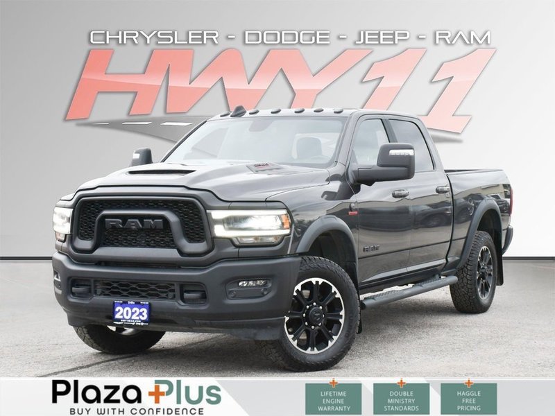 2023 Ram 2500 Rebel CUMMINS DIESEL/COOLED SEATS/AIR SUSPENSION/AERIAL VIEW DISPLAY SYSTEM
