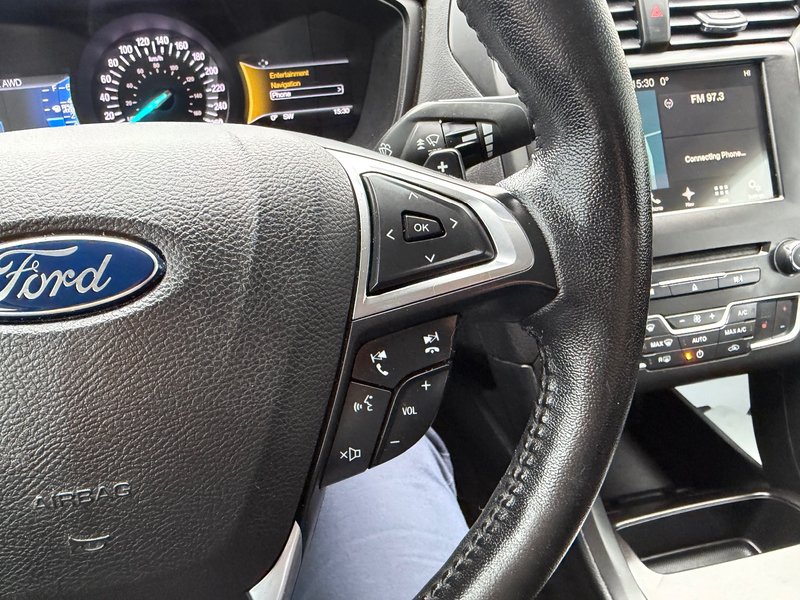 Ford Fusion SE AWD PNEUS D'HIVER DEMARREUR PAS ACCIDENTE 2018 INSPECTE+PNEUS NEUFS+CUIR+SIEGES ELECTRIQUE+CAMERA DE RECUL+APPLE CARPLAY+CLIMATISATION BI-ZONES