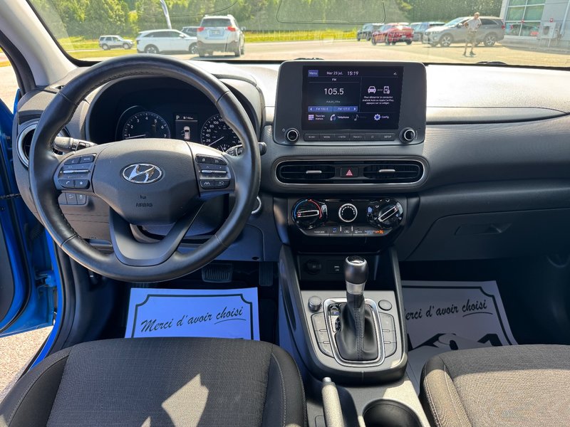 2022 Hyundai Kona Preferred AWD DEMARREUR APPLE CARPLAY PAS ACCIDENT